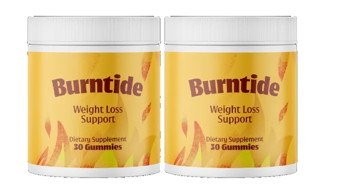 Two jars of BurnTide gummies